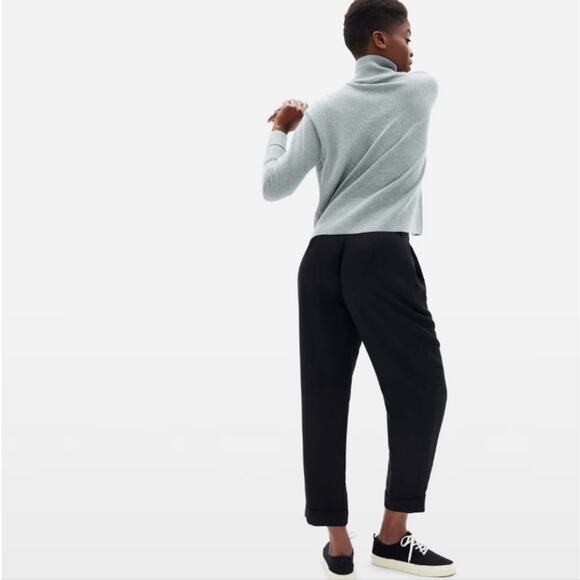 NEW Everlane Black The Put Together Pleated High Waist Trouser Pant - Picture 4 of 13